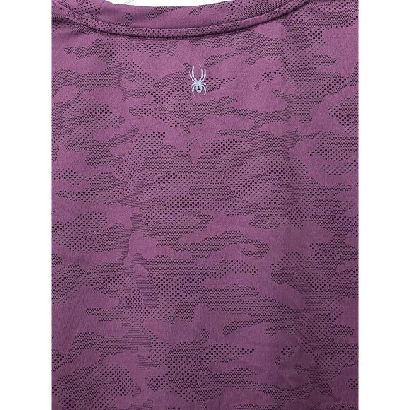 Spyder Men's Camouflage Performance Burgundy Lightweight & Breathable Size L - Picture 8 of 8